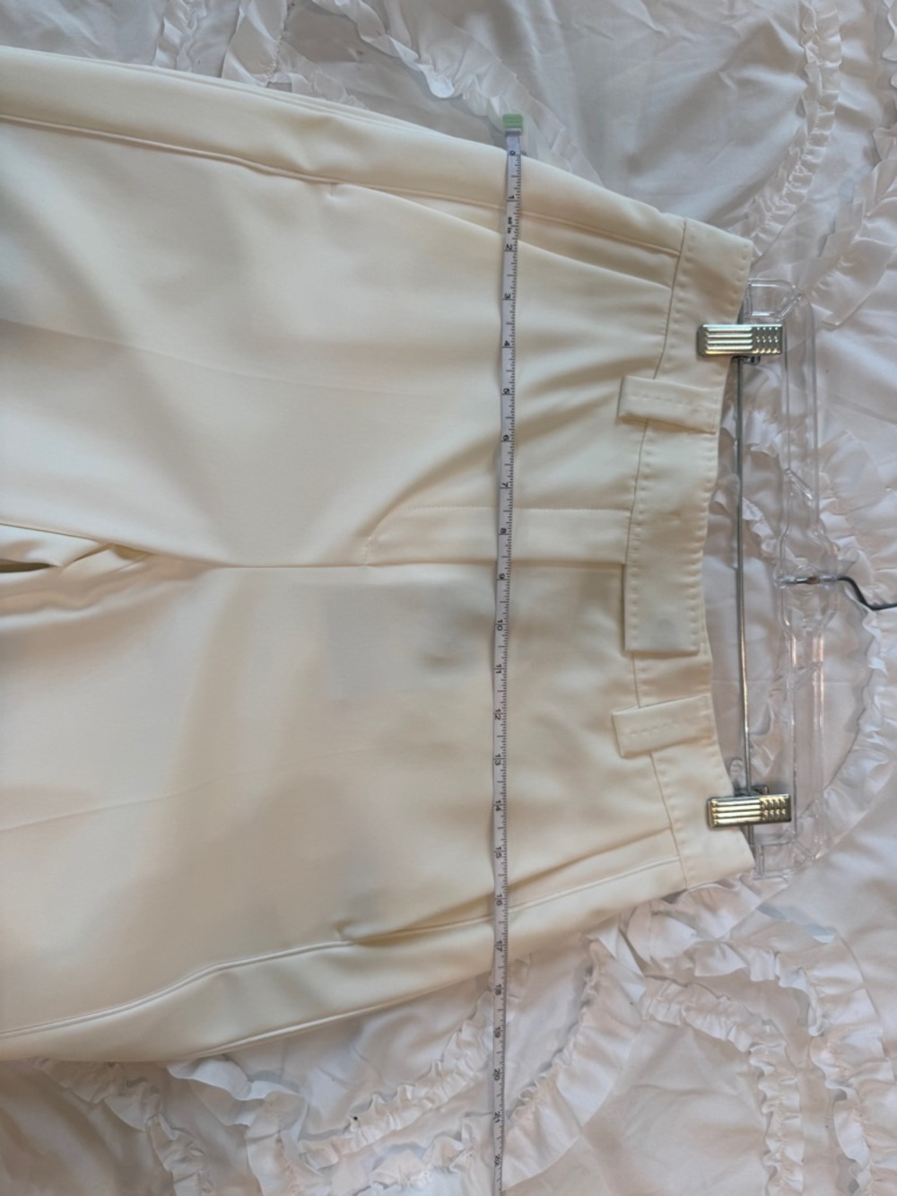 NWT Marcella white cropped pants - Beautifully made! Size 8 - Picture 13 of 14